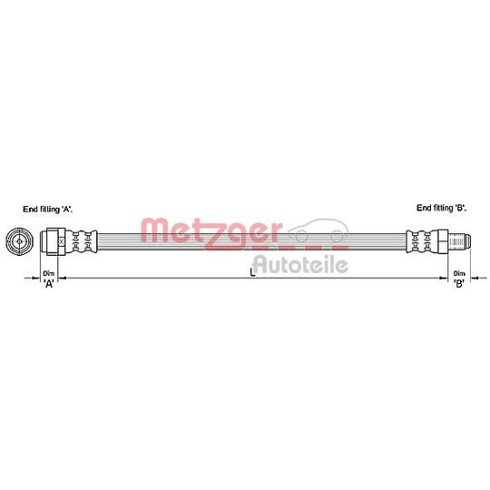 4110274 - Brake Hose 