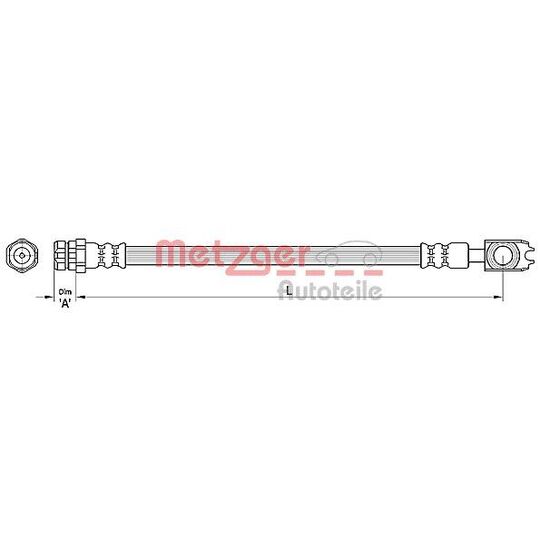 4110441 - Brake Hose 