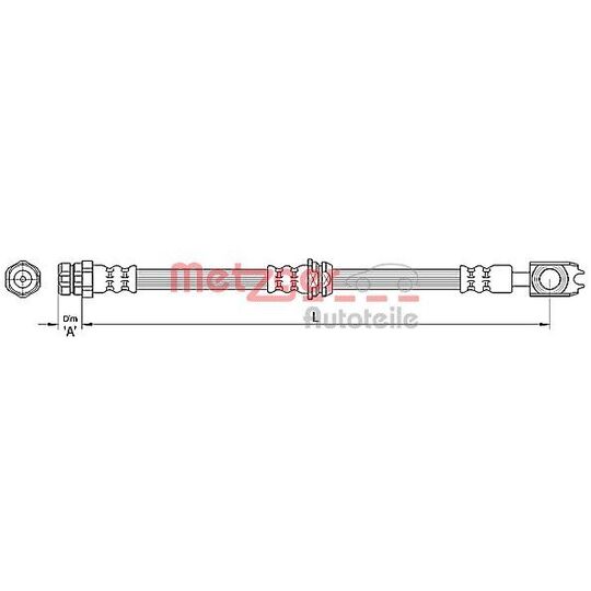 4110439 - Brake Hose 