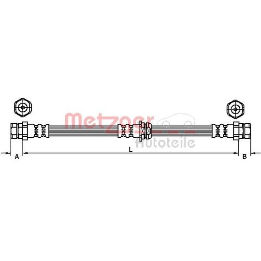 4110435 - Brake Hose 