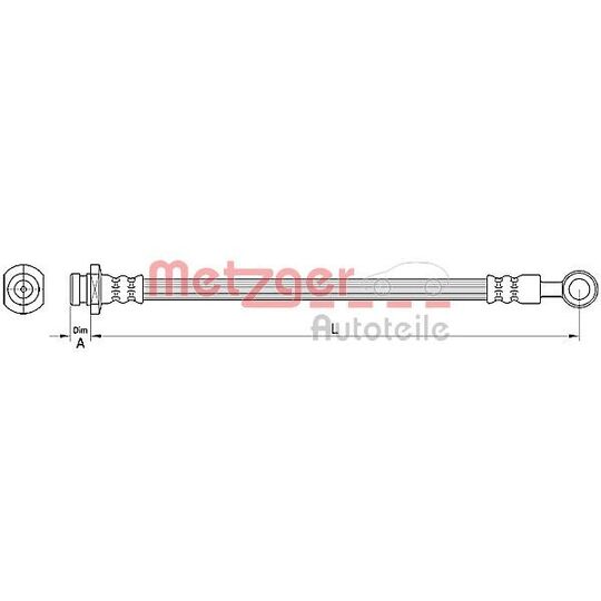 4110491 - Brake Hose 