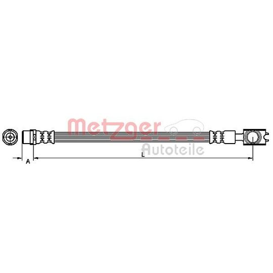 4110521 - Brake Hose 