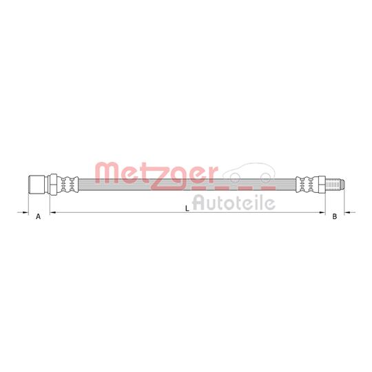 4110545 - Brake Hose 