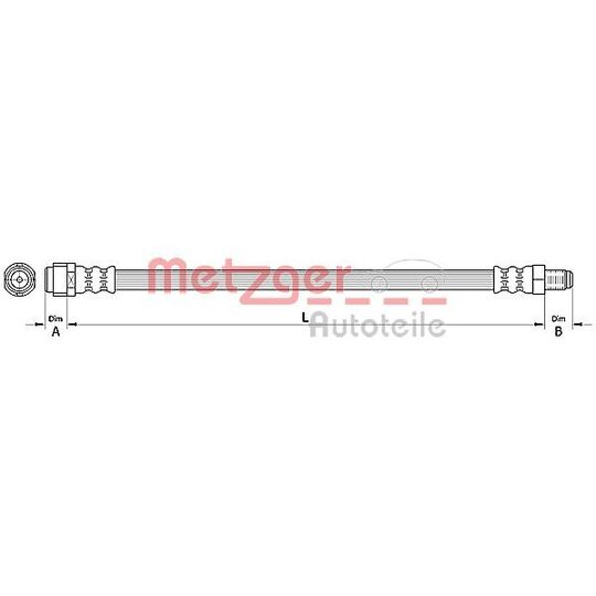 4110726 - Brake Hose 