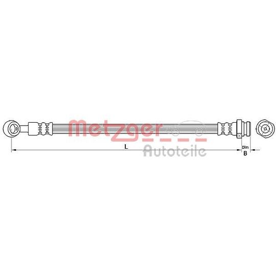 4110671 - Brake Hose 