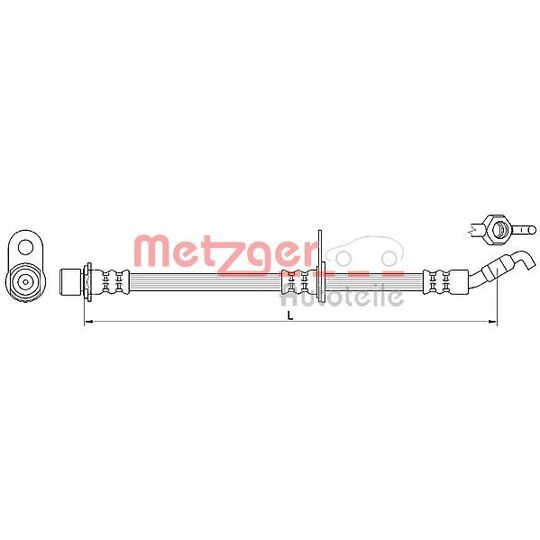 4110621 - Brake Hose 