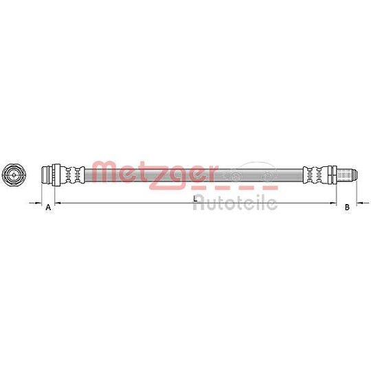 4110796 - Brake Hose 