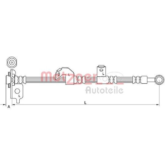 4110840 - Brake Hose 