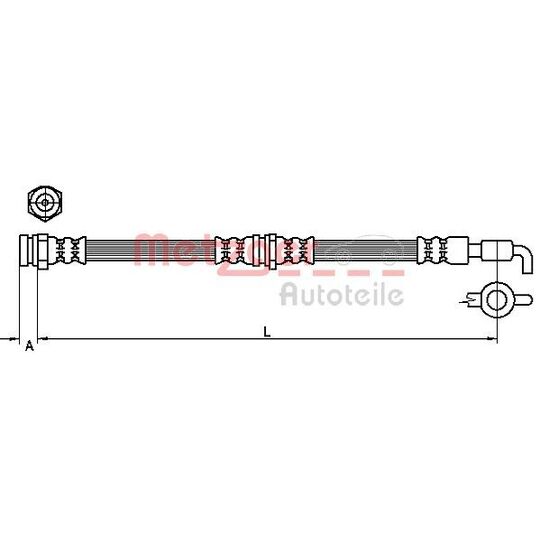 4110871 - Brake Hose 