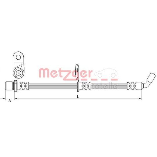 4110907 - Brake Hose 