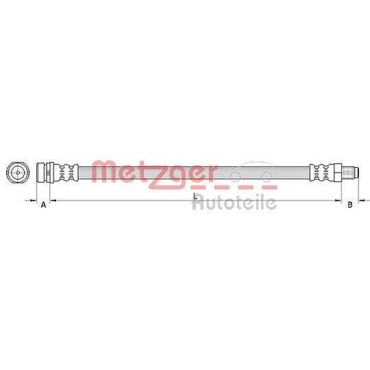 4110992 - Brake Hose 