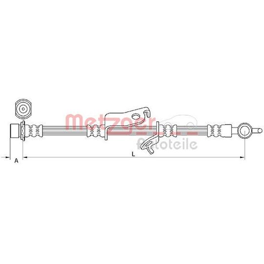 4110973 - Brake Hose 