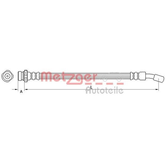 4111033 - Brake Hose 