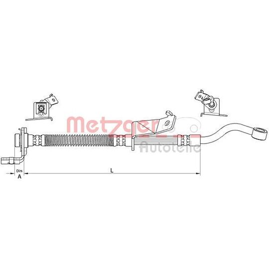 4111061 - Brake Hose 