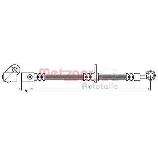 4111071 - Brake Hose 