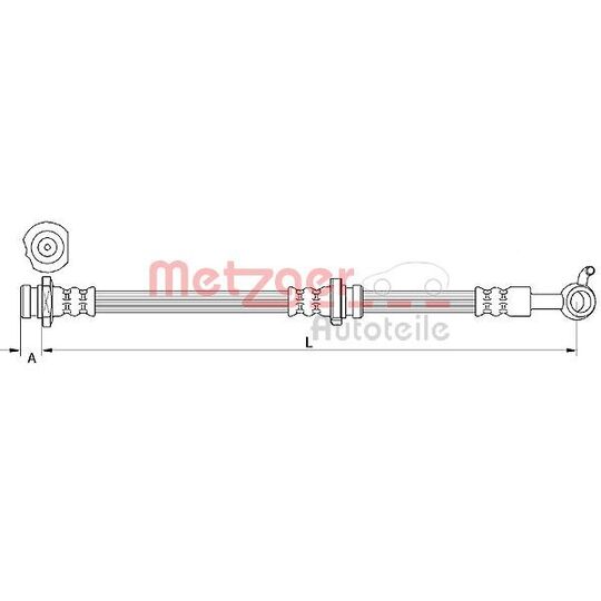 4111251 - Brake Hose 