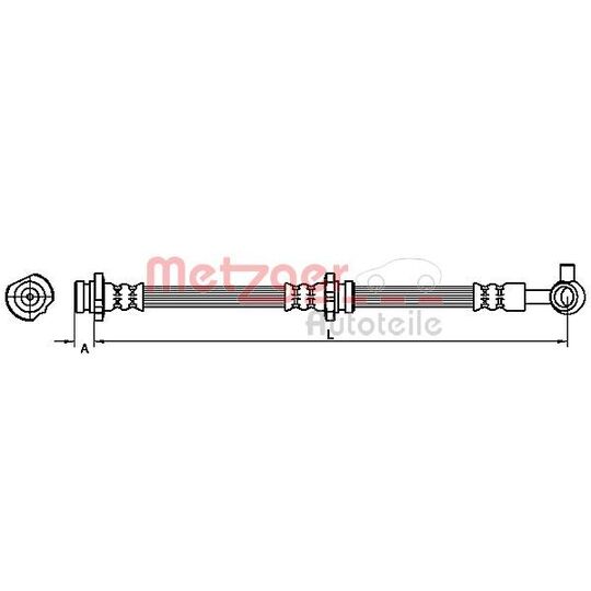 4111227 - Brake Hose 