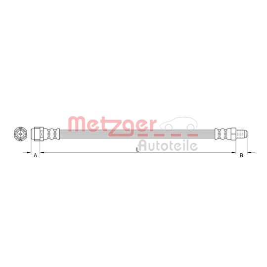 4111367 - Brake Hose 