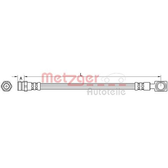 4111522 - Brake Hose 