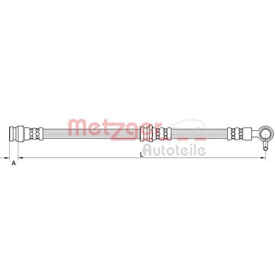 4111633 - Brake Hose 