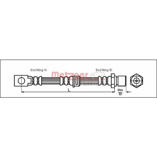 4111758 - Brake Hose 