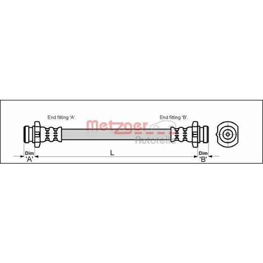 4111976 - Brake Hose 