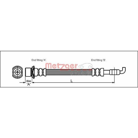 4112176 - Brake Hose 