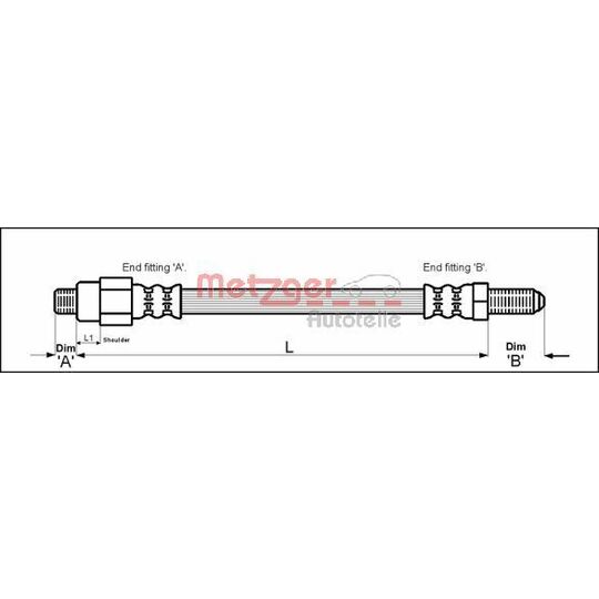 4113239 - Brake Hose 