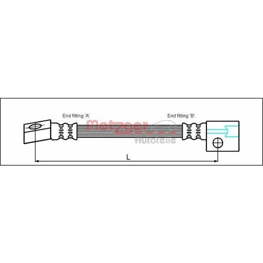 4112811 - Brake Hose 