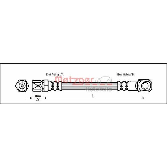 4113268 - Brake Hose 