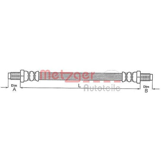 4114620 - Brake Hose 