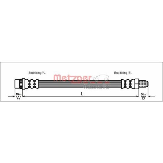 4114653 - Brake Hose 