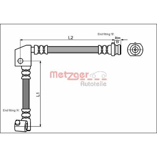 4114738 - Brake Hose 