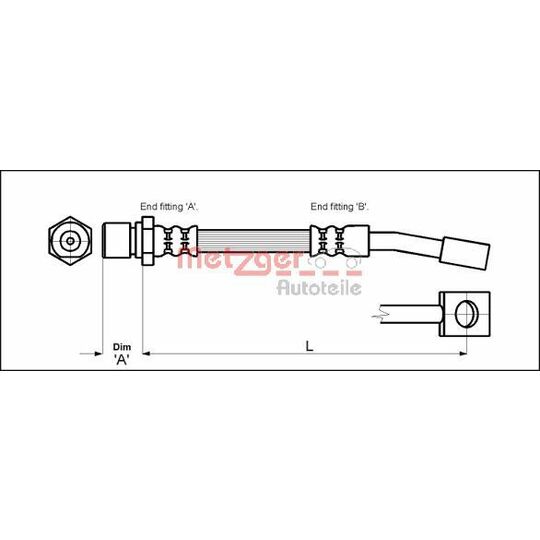 4114679 - Brake Hose 