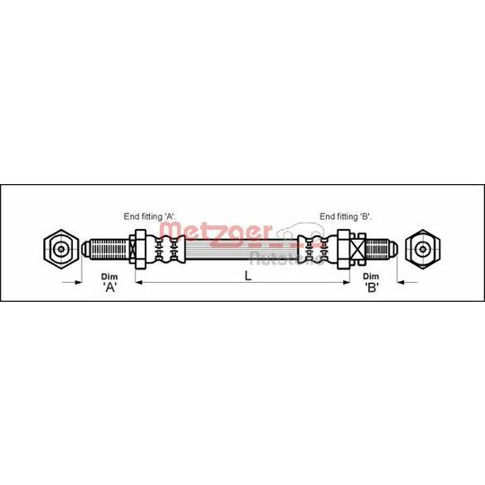 4114680 - Brake Hose 