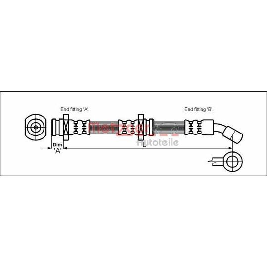 4114791 - Brake Hose 