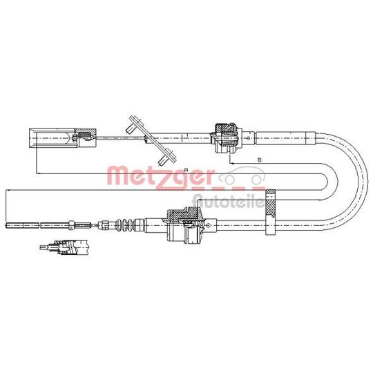 492.10 - Clutch Cable 