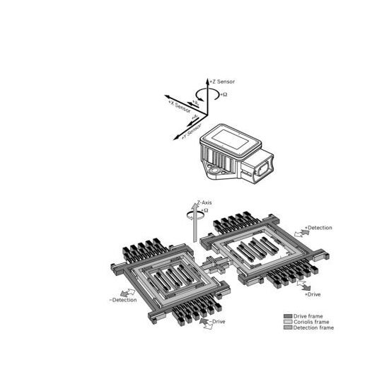 0 265 005 642 - Sensor, longitudinal-/lateral acceleration 