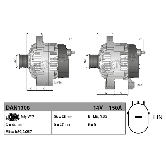 DAN1308 - Laturi 