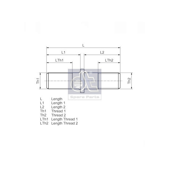 10.10001 - Wheel Stud 