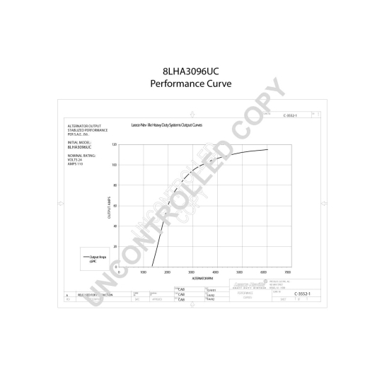 8LHA3096UC - Alternator 