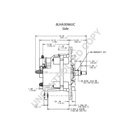 8LHA3096UC - Alternator 