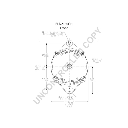 BLD2130GH - Alternator 