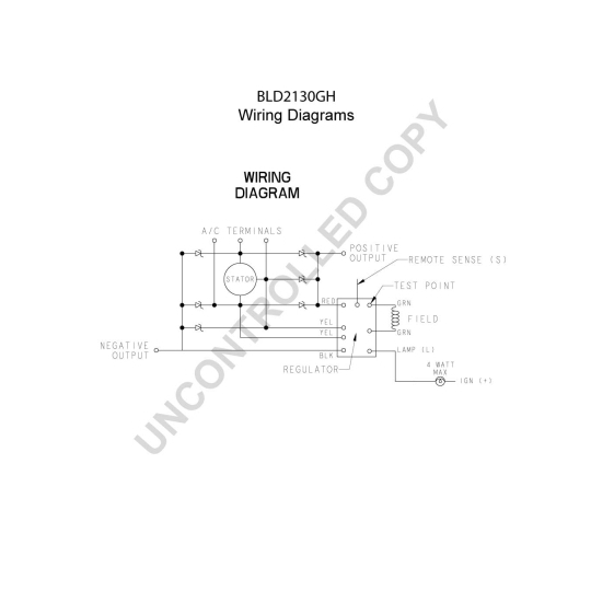 BLD2130GH - Alternator 