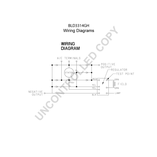 BLD3314GH - Alternator 