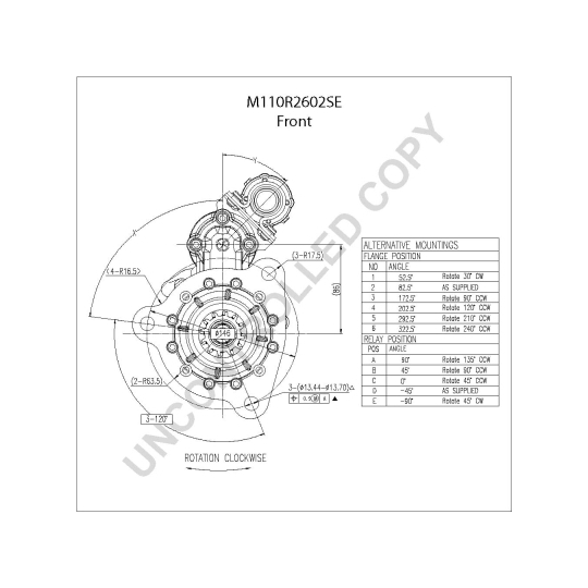 M110R2602SE - Startmotor 