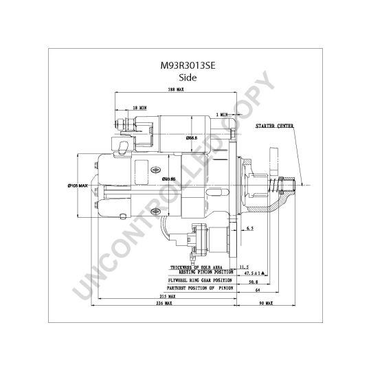 M93R3013SE - Starter 