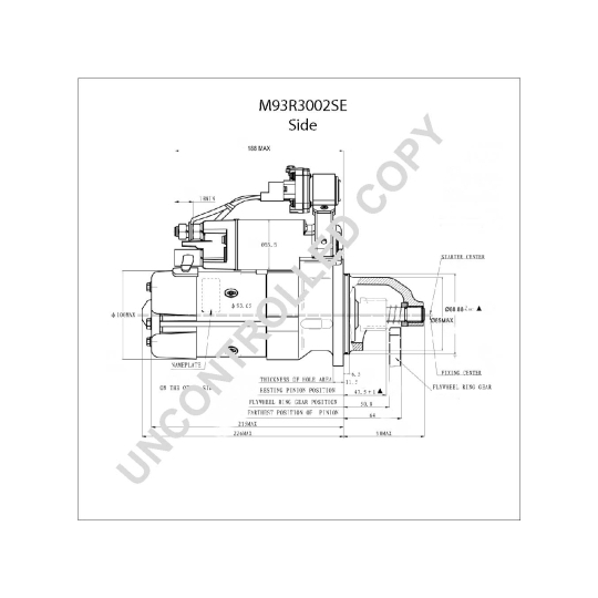 M93R3002SE - Starter 