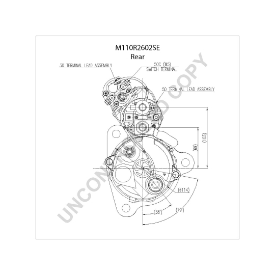 M110R2602SE - Startmotor 