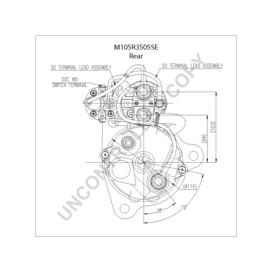 M105R3505SE - Starter 